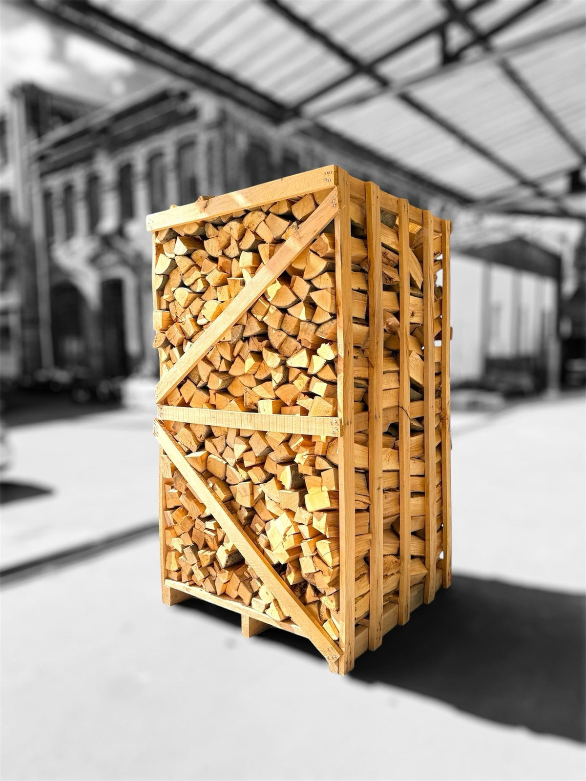 Brennholz Buche  1,8 RM - 25cm oder 33 cm - Kammergetrocknete Brennholz